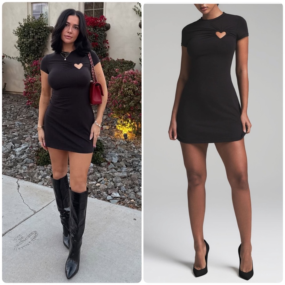 SKIMS Heart Cutout Dress Size XL